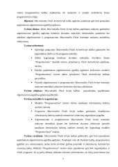 Macromedia Flash script kalbos panaudojimas algoritmavimo įgūdžių ugdymui 4 puslapis