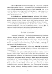 Macromedia Flash script kalbos panaudojimas algoritmavimo įgūdžių ugdymui 7 puslapis