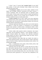 Kultūros įtaka organizacijos efektyvumui 5 puslapis