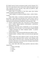 Kultūros įtaka organizacijos efektyvumui 6 puslapis