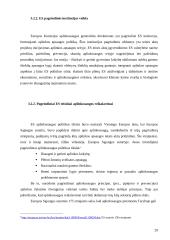 Aplinkosaugos harmonizacija Europos Sąjunga (ES) sistemoje 18 puslapis