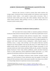 Asmenų teisė kreiptis į Konstitucinį Teismą 19 puslapis