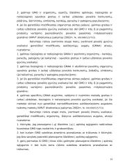 Genetiškai  modifikuotų organizmų poveikis aplinkai ir sveikatai 14 puslapis