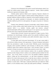 Genetiškai  modifikuotų organizmų poveikis aplinkai ir sveikatai 4 puslapis
