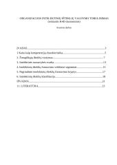 Organizacijos intelektinių išteklių valdymo tobulinimas (remiantis K4D duomenimis)