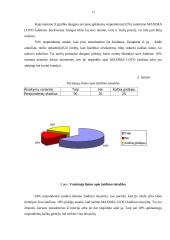 Pardavimo skatinimas naudojant Maxima Loto žaidimą 14 puslapis