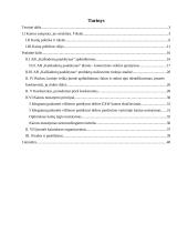 Kainodaros organizavimas: AB "Kaišiadorių paukštynas"