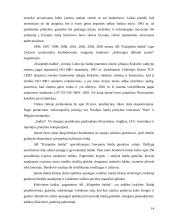 Kainodaros organizavimas: AB "Klaipėdos baldai" 14 puslapis