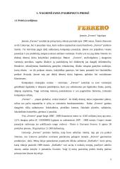 Pasirinktos prekės analizė: įmonės "Ferrero" saldainiai "Raffaello" 4 puslapis