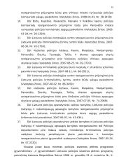 Lietuvos policijos sistemos plėtros programos įgyvendinimas 15 puslapis