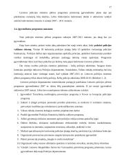 Lietuvos policijos sistemos plėtros programos įgyvendinimas 17 puslapis