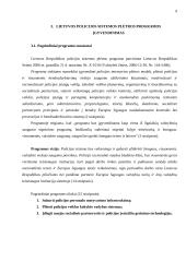 Lietuvos policijos sistemos plėtros programos įgyvendinimas 9 puslapis