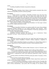 Lietuvos Respublikos (LR) prezidento įgaliojimai 15 puslapis