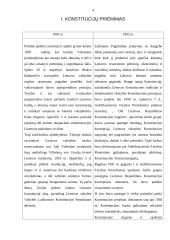 Lietuvos valstybės 1918 metų Konstitucijos ir Lietuvos Respublikos (LR) 1992 metų Konstitucijos lyginamoji analizė 4 puslapis