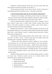 Reklamos poveikis vartotojui: televizijos reklama 8 puslapis