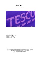 Retail Planning and Design: Tesco PLC