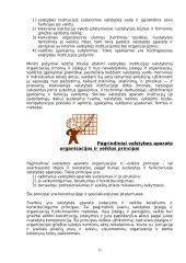 Pagrindiniai valstybės aparato organizacijos ir veiklos principai 11 puslapis