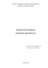 Robototechnikos kursinis projektas