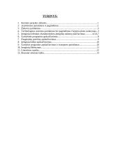 Pusverpalių, skirtų mišrių šukuotinių medvilnės verpalų gamybai, gamybos projektavimas 2 puslapis