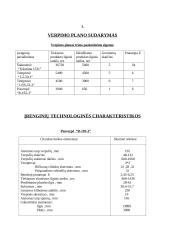 Pusverpalių, skirtų mišrių šukuotinių medvilnės verpalų gamybai, gamybos projektavimas 6 puslapis