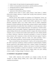 Strategijų tipai ir jų parinkimas Pasvalio rajono savivaldybės administracijos socialinės paramos ir sveikatos skyriui 7 puslapis