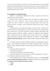 Strategijų tipai ir jų parinkimas Pasvalio rajono savivaldybės administracijos socialinės paramos ir sveikatos skyriui 9 puslapis
