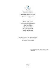 Studijų derinimas su darbu