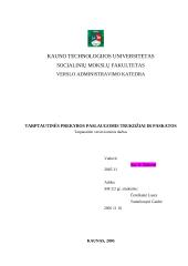 Tarptautinės prekybos paslaugomis trukdžiai ir paskatos