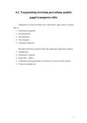 Tarptautiniai krovinių pervežimai Lietuvos eksporto požiūriu 8 puslapis