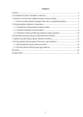 Šiaulių apskrities viršininko administracijos formuojama švietimo politika Šiaulių regione 2 puslapis