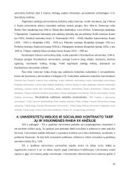 Universitetų bei valdžių ir visuomenės socialinio kontrakto raida Europoje ir Lietuvoje 20 puslapis
