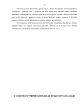 Trumpalaikės investicijos. Investicijų finansavimas: AB "Rokiškio sūris" 6 puslapis