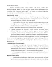 Trumpalaikės investicijos. Investicijų finansavimas: AB "Rokiškio sūris" 8 puslapis