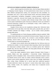 Turizmo verslo vystymasis Lietuvoje 3 puslapis