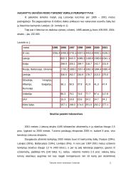 Turizmo verslo vystymasis Lietuvoje 6 puslapis