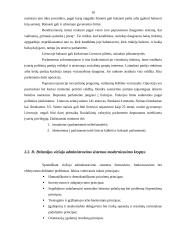 Viešojo administravimo modernizavimas pagal naująją viešąją vadybą 8 puslapis