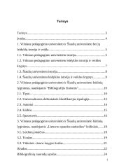 Vilniaus pedagoginio universiteto ir Šiaulių universiteto leidybinės veiklos 1995 – 2000 metais lyginamoji analizė 3 puslapis