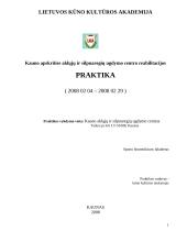 Praktikos ataskaita: Kauno aklųjų ir silpnaregių ugdymo centras (KASUC)