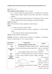 Specialiojo pedagogo praktikos bendrojo lavinimo mokykloje ataskaita 7 puslapis