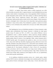 Kai kurie Lietuvos kultūros objektai nusipelnė UNESCO globos. Atskleiskite, kuo jie reikšmingi pasaulio kultūrai