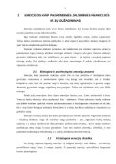 Emocijų prasmė ir teorijos 3 puslapis