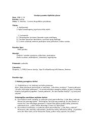 Aukštesniųjų klasių mokytojo praktikos dokumentacija 16 puslapis