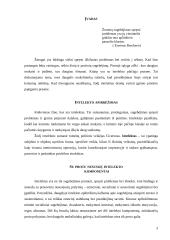Intelektas. Intelekto samprata. Intelekto teorijos 3 puslapis