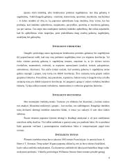 Intelektas. Intelekto samprata. Intelekto teorijos 4 puslapis