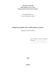 Piniginio turto apskaitos praktikos ataskaita: mažmeninė prekyba technika UAB "Technika girioms ir parkams"