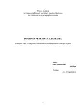 Pradinės praktikos ataskaita: Valstybinio Socialinio Draudimo Fondas (SoDra), Ukmergės skyrius
