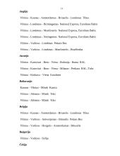 Praktikos ataskaita: tarptautinis reguliarių autobusų paslaugų tinklas UAB "Eurolines Baltic international" 11 puslapis