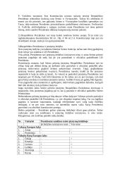 Lietuvos Respublikos Prezidentas: statusas ir įgaliojimai 11 puslapis