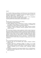 Lietuvos Respublikos Prezidentas: statusas ir įgaliojimai 14 puslapis