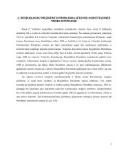 Lietuvos Respublikos Prezidentas ir jo teisinė padėtis 4 puslapis